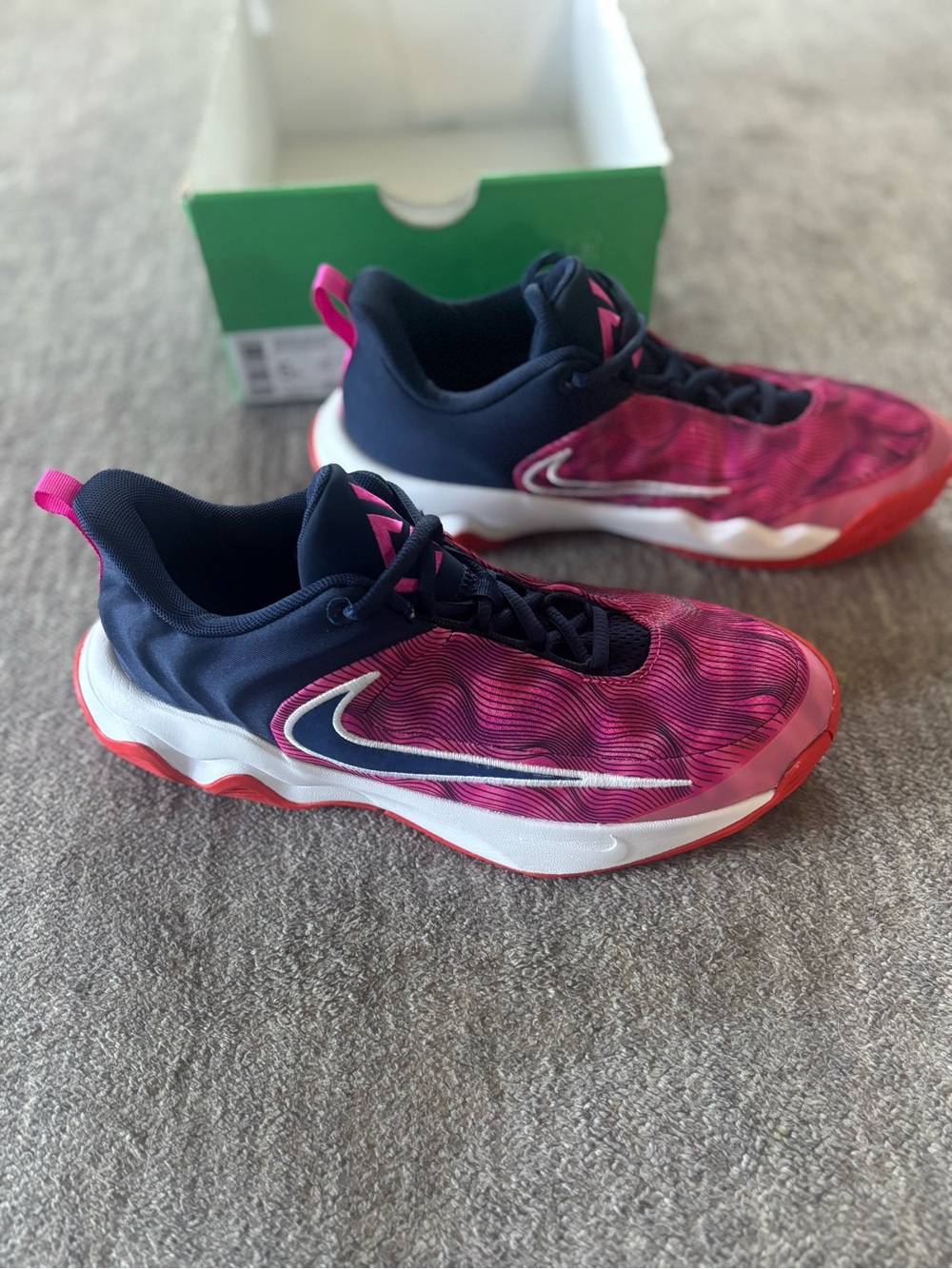 Nike Giannis Immortality4 GS Pink/Red/Navy New Size 6Youth